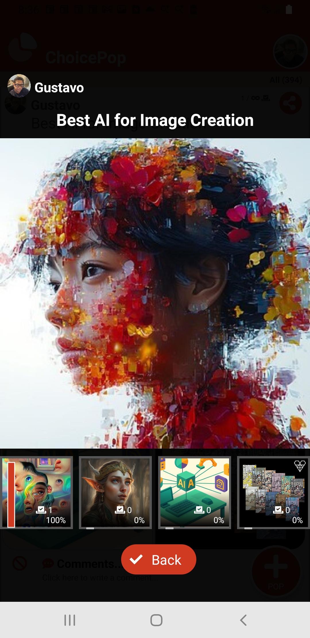 ChoicePOP App Screenshot 3