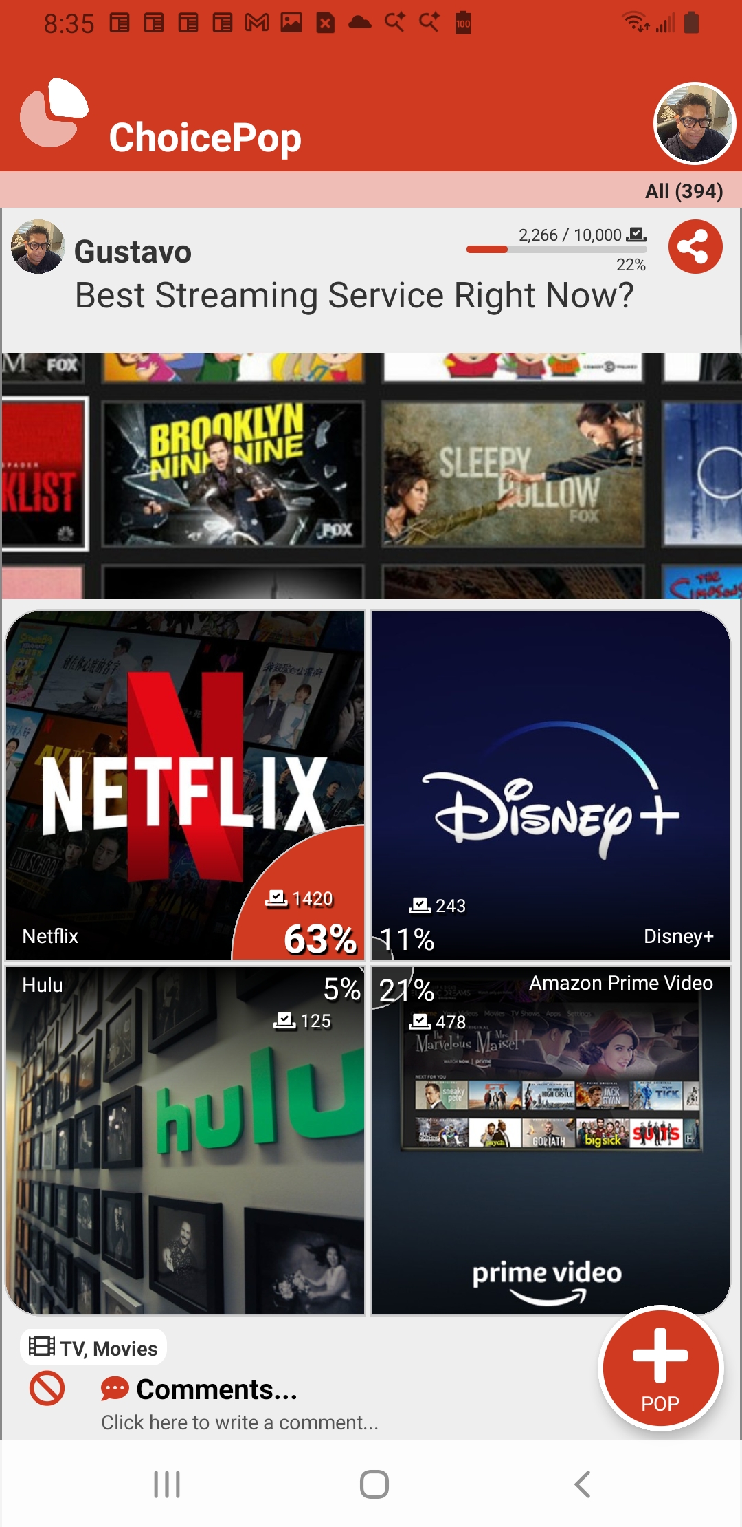 ChoicePOP App Screenshot 4